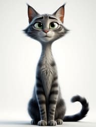 полосатый котик
